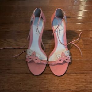 Pink floral Banana Republic Heels